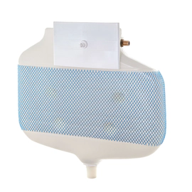 Depósito Ideal tradicional chato de embutir con pulsador de plastico