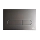 Tapa doble tecla Ferrum grafito chica gris VTA56-GG // REP-RA-056-GG