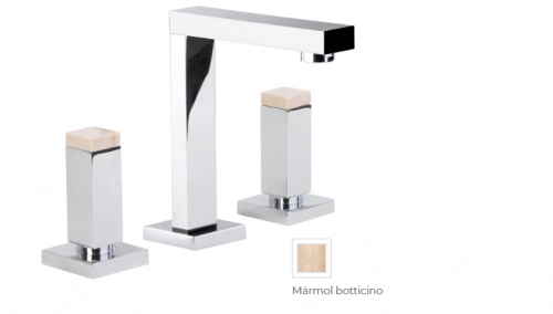 Griferia lavatorio Bellagio cromo Haaz Botticino