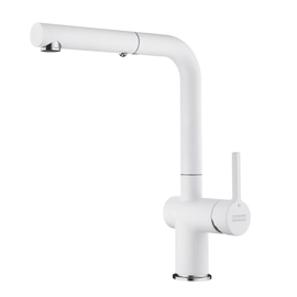 Grifería monoc grifo Active Franke  l pull out 2 jets blanco polar 0653-387