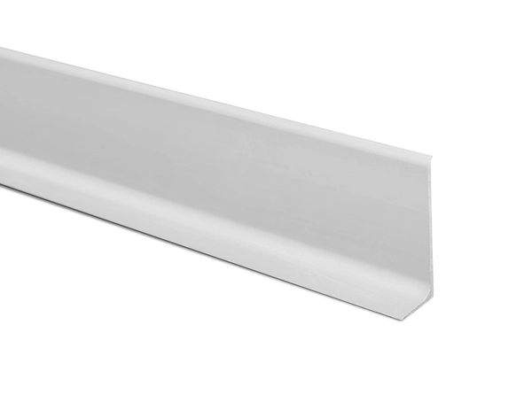 Atrim zocalo aluminio slim 60mmx2.5m cromo mate 2063