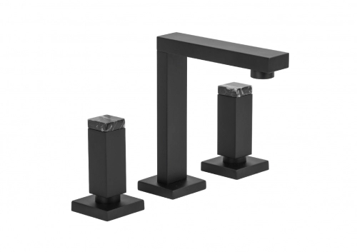 Griferia lavatorio Haaz Bellagio negro marquina