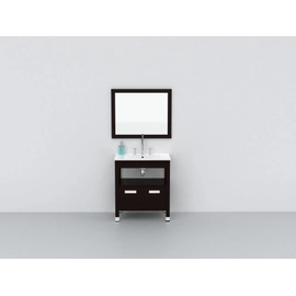 Mueble Campi Domus 70 con mesada Wengue 3 agg D70MC/L3