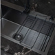 Bacha de cocina Mi pileta 65x35x22cm c/doficador etna black 718E