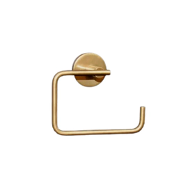 Accesorio de baño Robinet Belfast Portarrollo sin tapa negro mate