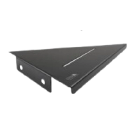 Estante Esquinero Atrim de aplicar linea negro mate ETP230NM