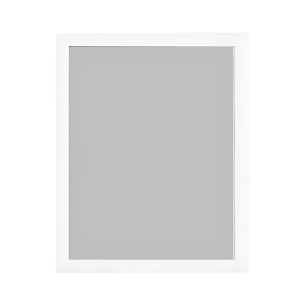 Espejo Campi 80 curve circ shape blanco ESH80