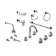 Griferia baño Hidromet Mini Lever Lavatorio Bidet Duch+Kit