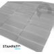 STAMPATO MALLAS (30x30)TIPO SUBWAY GRIS 4112031