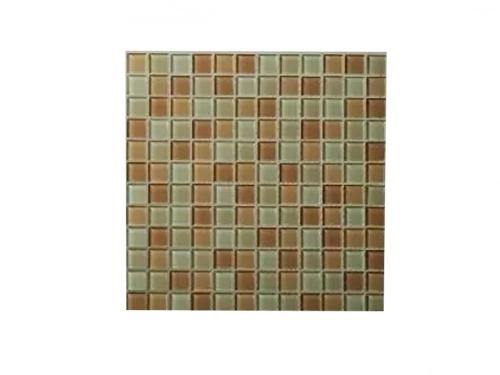 Revestimiento Misiones 30x30 Malla De Vidrios Beige/Marron