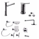 Grifería Fv Libby 39 Monocomando Ducha Lav.alto Bidet+kit