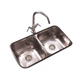 Bachas Cocina Johnson Doble 70x37x15 C/Antirebalse C37