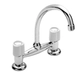 Griferia de cocina Mesada Peirano Lorca bco/cr 51-010