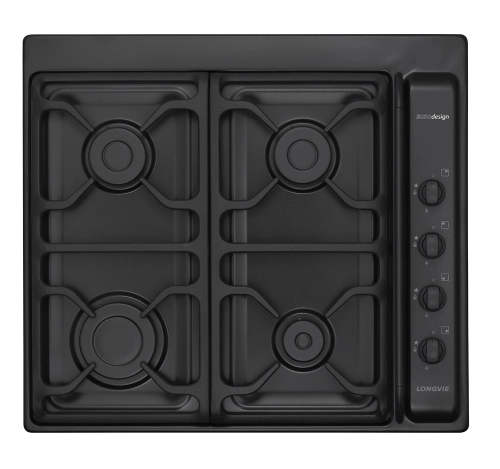 Anafe Longvie multigas 60cm Grafito A6600GF