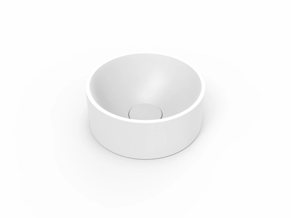 Bacha Cree Redonda 37x15 Blanca B 22