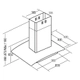 Cata Campana Linea C glass Isla
