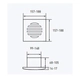 Extractor de baño TST 4" Abs bco