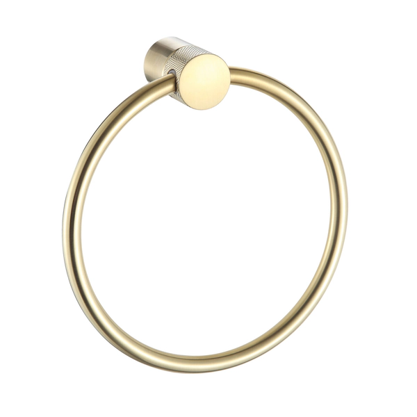 Accesorio de baño Peirano toallero aro Fabric gold 17020g