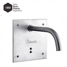 Griferia de lavatorio FV Tronic 375.02  de pared Acero sat