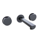 Griferia Hidromet Luxury lavatorio de pared black
