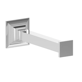 Accesorio de baño Hidromet New Castle Portarrollo cromo 50061CRCR