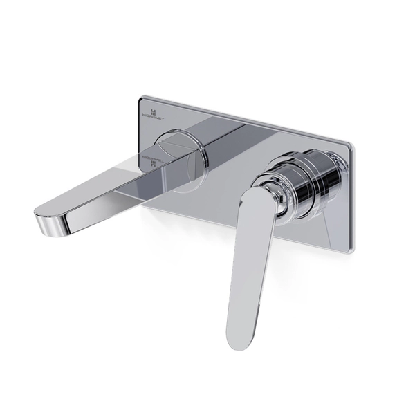 Griferia lavatorio pared monocomando Hidromet Space cromo 9680CRCR