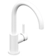 Griferia de cocina Hidromet Discovery pico curvo White 905