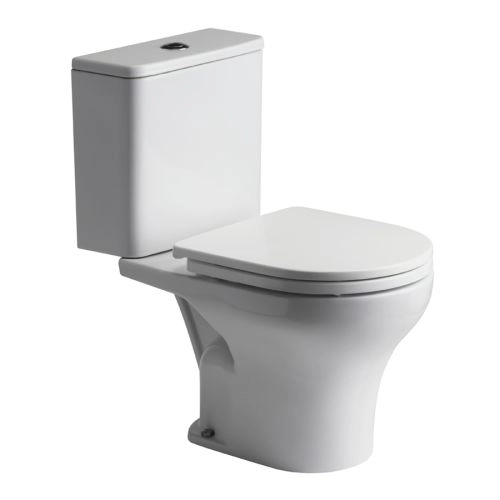 Inodoro Largo Ferrum Veneto c/Tapa Blanco sin deposito ITLJT B