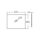 Placa Portabacha Ferrum Blanca SX60F