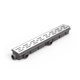 Desague Ideal Lineal Encastrable ABS 60 cm rejilla paralela acero inox 12115