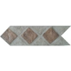 Guarda cementicia Lanik 08x30 Terractota/gris 5947