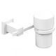 Accesorio de Baño Hidromet Geometry Portacepillo white 2811
