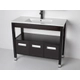 Mueble Campi Domus 100 con mesada Wengue 1 ag D100MC/LM