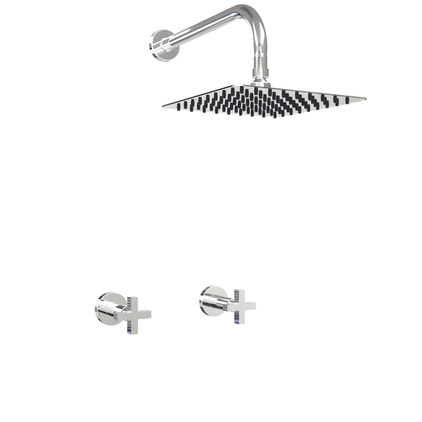 Griferia de ducha Hidromet Look s/transf cruz cromo 31104CRCR