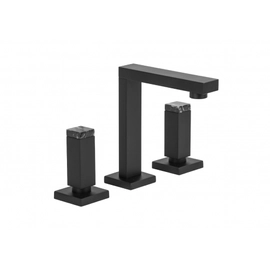 Griferia lavatorio Haaz Bellagio negro marquina