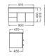 Mueble vanitory Ferrum 90 cm cadria de colgar blanco CDR-MB-020-BL