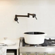 Griferia de cocina Peirano Marbella rebatible p/ollas Black 52-121N