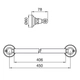 Toallero FV vermont barral cromo 0164/83-CR