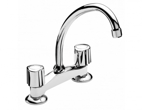 Griferia Peirano cocina mesada dique cromo 910/m