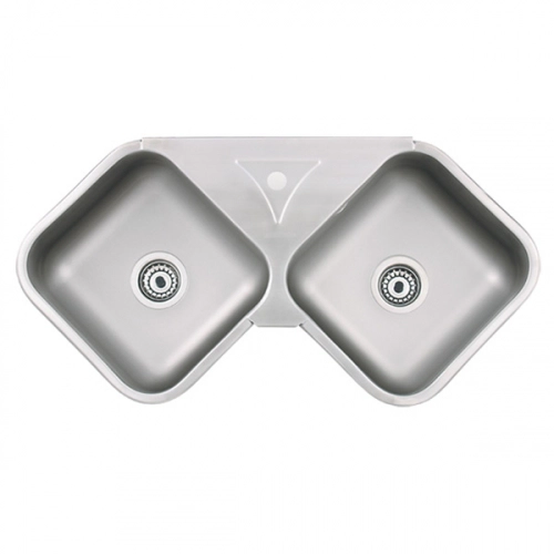 Bacha de cocina Mi Pileta Bajo mesada esquinera 650