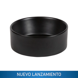 Bacha de baño circular Tundra Kitchen West negra