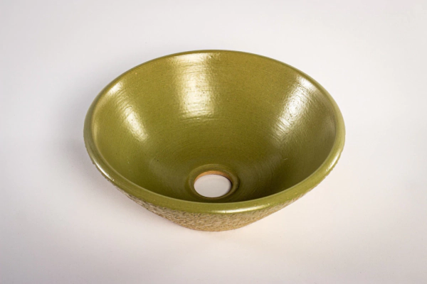 Bacha Fango Eliptica Pistacho mate 35x11 EB35PO