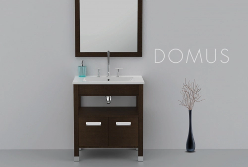 Mueble Campi Domus 70 con mesada Wengue 1 ag D70MC/LM