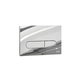 Tapa doble tecla Ferrum rectangular cromo REP-RA-056-CR