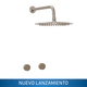 Griferia ducha pared s/trasnsferencia Peirano Fabric Niquel 81-100NI