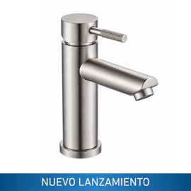 Griferia lavatorio monocomando bajo Ultragrif Jack steel UGM1013S01