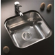 Bacha de cocina simple Johnson c/antirrebalse E28