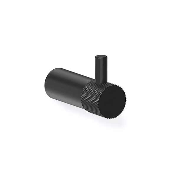 Accesorio de baño Hidromet Texture percha black 9852NEGR