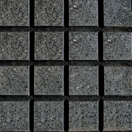 Baldoson Lanik Adoquinado recto gde negro/negro 8501