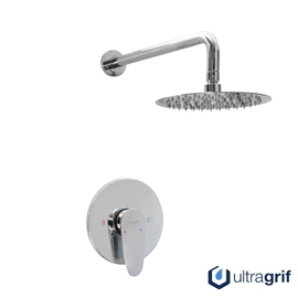 Griferia de ducha Ultragrif Logan s/transf cr UGB1022C01